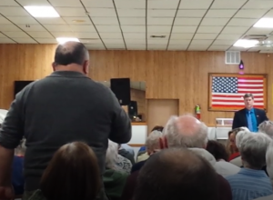 La Crosse Democrat Calls for Removal of the President at Kind Townhall