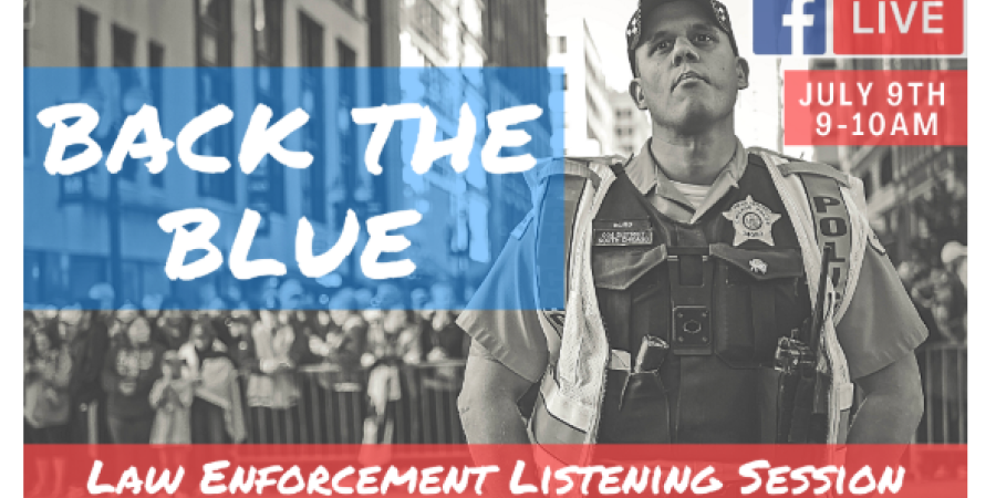 I'm stepping up to Back the Blue because Ron Kind won't